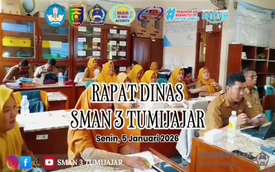 SMA Negeri 3 Tumijajar Gelar Rapat Awal Semester Genap Tahun Ajaran 2025/2026